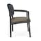 Lesro Lenox Steel Wide Guest Chair Metal Frame, Charcoal, RS NightSky Back, MD Farro Seat LS1201 - alternate 2